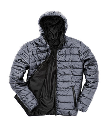 Soft Padded Jacket - 196 - FROST GREY-BLACK