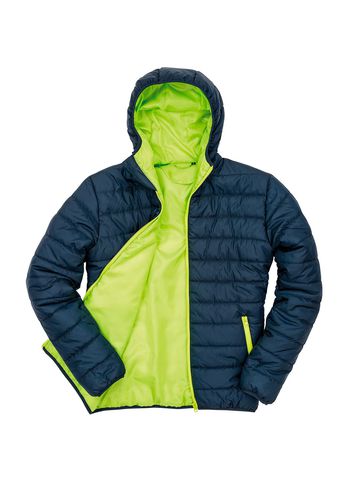 Soft Padded Jacket - NVLM - NAVY-LIME