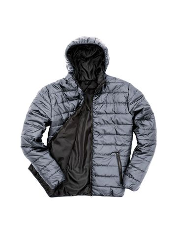 Soft Padded Jacket - GYBK - GREYBLACK