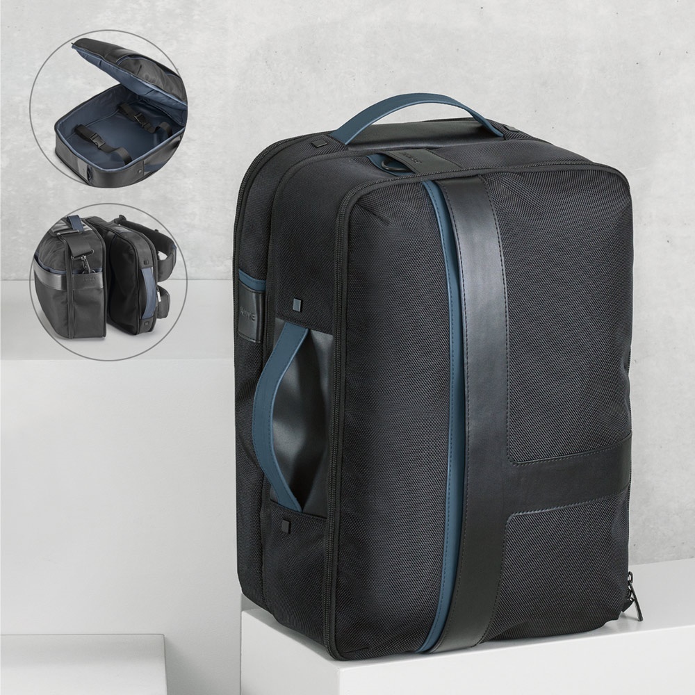 DYNAMIC BACKPACK I. Zaino porta PC 15'6'' 2 in 1 in poliestere 1680D e nylon