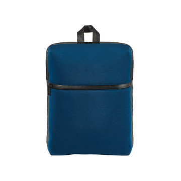 URBAN BACKPACK. Zaino porta PC 14'' in soft shell e tela cerata - 104 - Blu