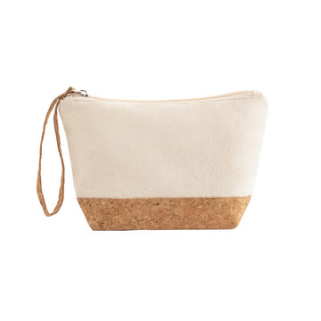 BLANCHETT. Pochette in 100% cotone e sughero - 150 - Naturale chiaro