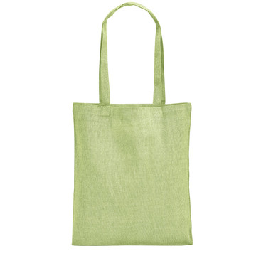 RYNEK. Borsa con cotone riciclato (70%), poliestere (30% rPET) (140 g/m²) - 119 - Verde chiaro