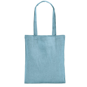 RYNEK. Borsa con cotone riciclato (70%), poliestere (30% rPET) (140 g/m²) - 124 - Azzurro