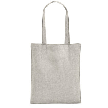 RYNEK. Borsa con cotone riciclato (70%), poliestere (30% rPET) (140 g/m²) - 123 - Grigio chiaro