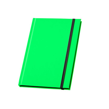 WATTERS. Block notes A5 in PU fluorescente con fogli a righe - 119 - Verde chiaro