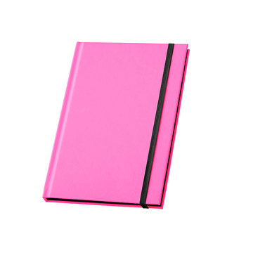 WATTERS. Block notes A5 in PU fluorescente con fogli a righe - 102 - Rosa