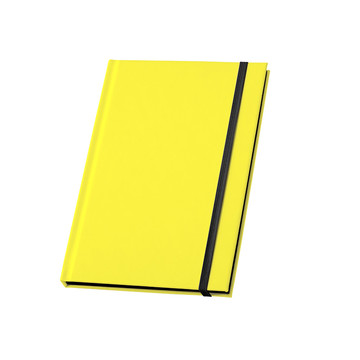 WATTERS. Block notes A5 in PU fluorescente con fogli a righe - 108 - Giallo