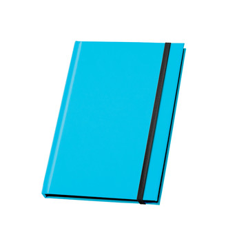 WATTERS. Block notes A5 in PU fluorescente con fogli a righe - 124 - Azzurro