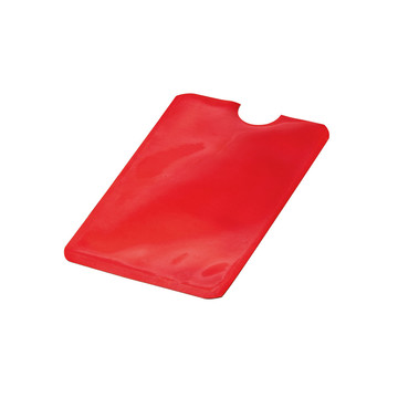 MEITNER. Portacarte in alluminio con blocco RFID - 105 - Rosso