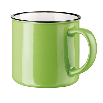 VERNON. Tazza in ceramica da 340 mL - 119 - Verde chiaro
