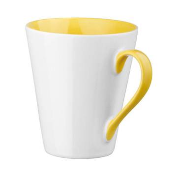 COLBY. Tazza in ceramica da 320 mL - 108 - Giallo