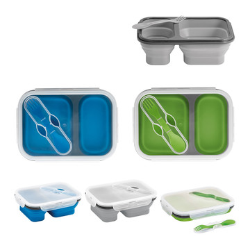 DILL. Porta pranzo. Contenitore ermetico in silicone e PP (480 e 760 mL) - DILL. Porta pranzo. Contenitore ermetico in silicone e PP (480 e 760 mL)