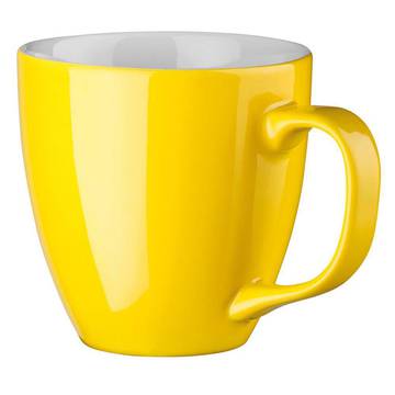 PANTHONY. Tazza in porcellana con hydroglaze 450 mL - 108 - Giallo