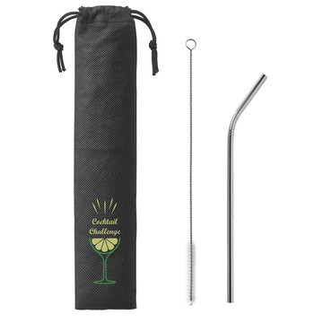 COCKTAIL. Cannuccia riutilizzabile in acciaio inox - 107 - Cromato