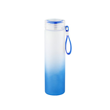 WILLIAMS. Borraccia in vetro borosilicato con tappo in AS 470 mL - 114 - Blu reale