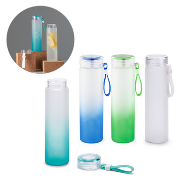 WILLIAMS. Borraccia in vetro borosilicato con tappo in AS 470 mL - WILLIAMS. Borraccia in vetro borosilicato con tappo in AS 470 mL