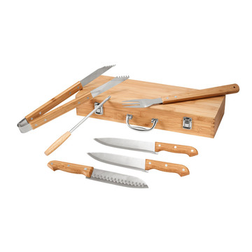KABSA. Set di utensili per barbecue - 160 - Naturale