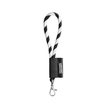 75090. Lanyard Tube Short Set. Modelli standard - 350 - Nero-Bianco
