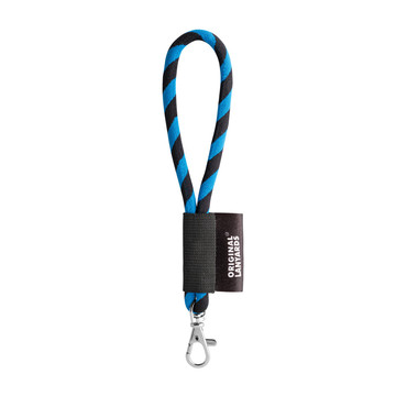 75090. Lanyard Tube Short Set. Modelli standard - 352 - Nero-Blu reale