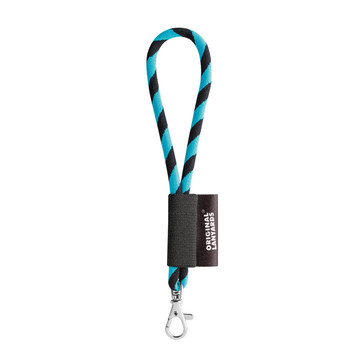 75090. Lanyard Tube Short Set. Modelli standard - 353 - Nero-Azzurro