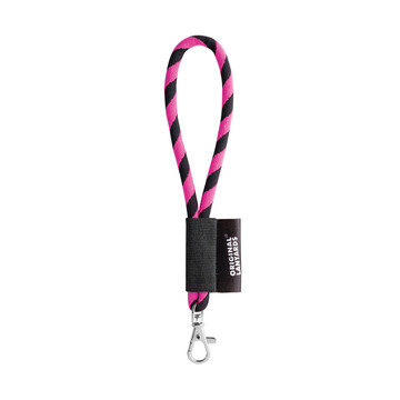 75090. Lanyard Tube Short Set. Modelli standard - 355 - Nero-Rosa