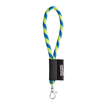 75090. Lanyard Tube Short Set. Modelli standard - 362 - Giallo hexachrome-Blu reale
