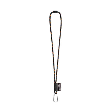 75091. Lanyard Nautic Long Set. Modelli standard - 356 - Nero-Arancione