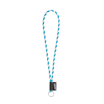 75093. Lanyard Tube Long Set I. Modelli standard - 383 - Bianco-Azzurro