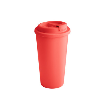 CUPPARI. Bicchiere da viaggio 100% PP - 105 - Rosso