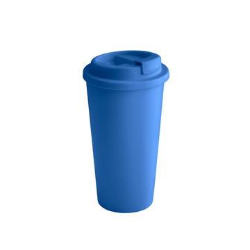 CUPPARI. Bicchiere da viaggio 100% PP - 114 - Blu reale