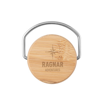 RAGNAR. Borraccia in acciaio inox (riciclata al 36%) a doppia parete termica, isolata sottovuoto 570 mL - 106 - Bianco