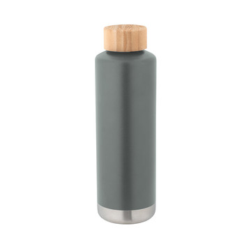 NORRE BOTTLE. Borraccia in acciaio inox (riciclata al 36%) con doppio corpo e sistema sottovuoto 640 mL - 133 - Grigio scuro
