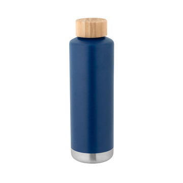 NORRE BOTTLE. Borraccia in acciaio inox (riciclata al 36%) con doppio corpo e sistema sottovuoto 640 mL - 134 - Blu scuro
