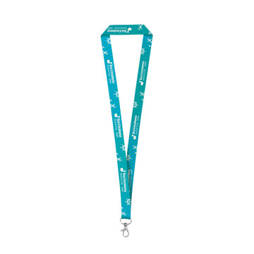 BRIGHTON. Lanyard per sublimazione in poliestere - 106 - Bianco
