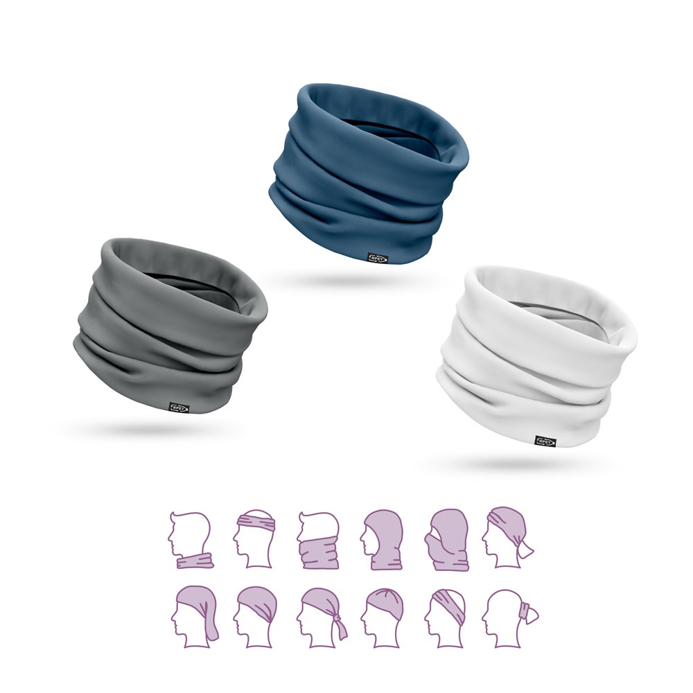 KOLKATA. Bandana multiuso in poliestere riciclato (100% rPET) (120 g/m²)