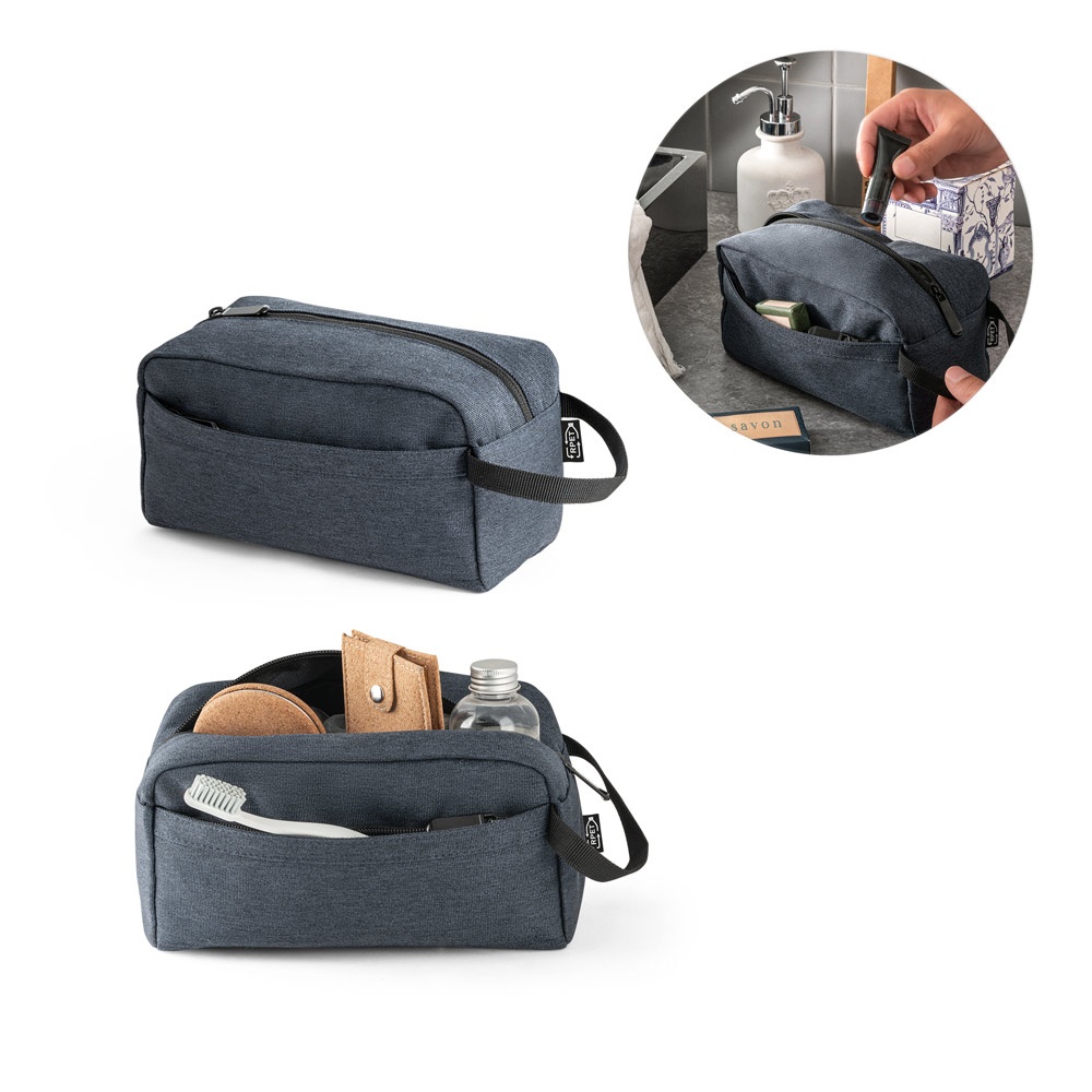 REPURPOSE BAG. Beauty case in poliestere riciclato 600D
