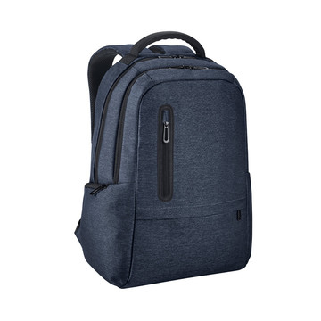 BOSTON. Zaino impermeabile porta PC 17'' in nylon 2 toni - 104 - Blu