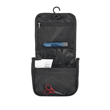 WILLIS. Beauty case in microfibra con varie tasche - 103 - Nero