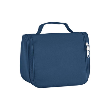 WILLIS. Beauty case in microfibra con varie tasche - 104 - Blu