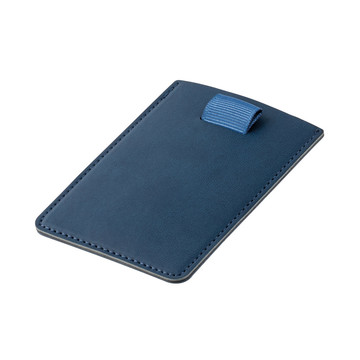 POPPY. Portatessere in PU con protezione RFID - 104 - Blu