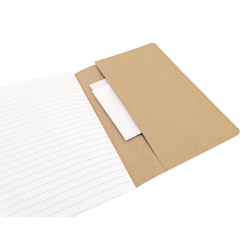 KOSTOVA. Block notes A5 con pagine a righe - 160 - Naturale