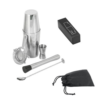 BRAMBLE. Set da cocktail in acciaio inox da 6 pezzi - BRAMBLE. Set da cocktail in acciaio inox da 6 pezzi