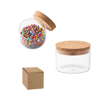 SPICE 380. Contenitore in vetro borosilicato con tappo in sughero 380 mL - SPICE 380. Contenitore in vetro borosilicato con tappo in sughero 380 mL