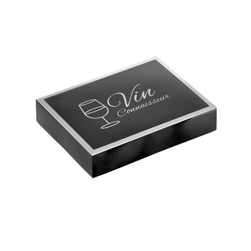 BARREL. Set da vino in zinco e acciaio inox - 127 - Cromato satinato