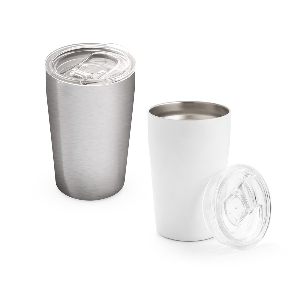 SLIDER. Bicchiere da viaggio in acciaio inox 380 mL