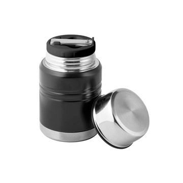 GIMLET. Thermos per alimenti in acciaio inox da 550 mL - 103 - Nero