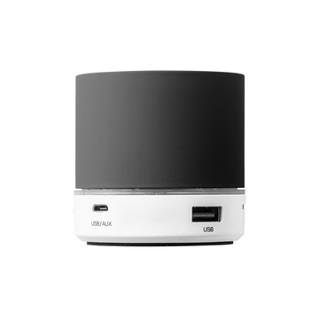 PEREY. Altoparlante portatile con microfono in ABS - 103 - Nero