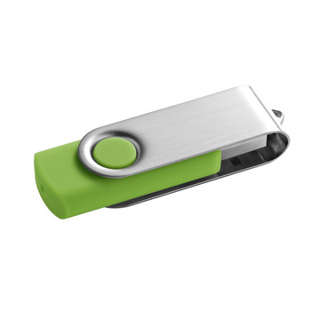 CLAUDIUS 16GB. Chiavetta USB da 16 GB con clip in metallo - 119 - Verde chiaro