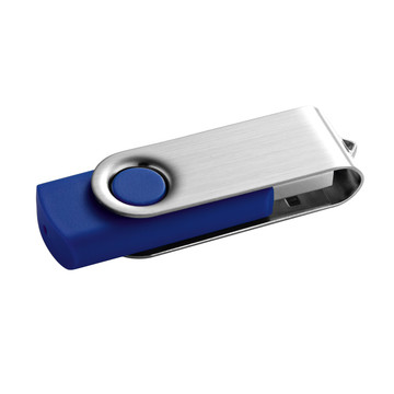 CLAUDIUS 16GB. Chiavetta USB da 16 GB con clip in metallo - 114 - Blu reale